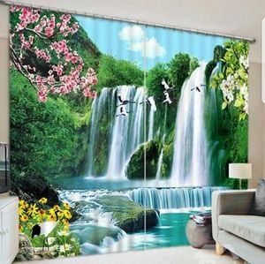 Exotic waterfall 3D curtains New!
